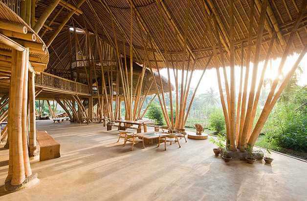 Manfaat batang bambu untuk bangunan